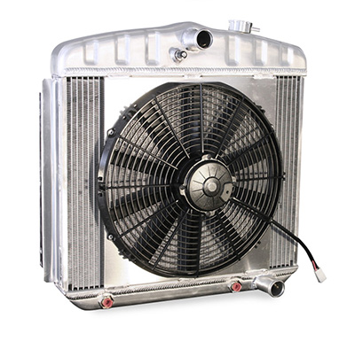 55-57 Chevy Radiator (Manual Trans) with fan